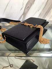 YSL Monogram Kate Gold Tassel In Grain De Poudre Embossed Leather 5052 - 2