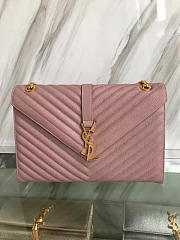 Ysl Gold Monogram College Pink 5086 - 3