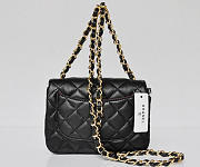 Chanel Lambskin Leather Flap Bag With Gold Hardware Black - 3