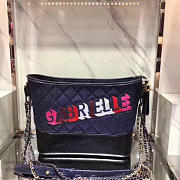 Chanel's Gabrielle Large Hobo Bag Navy Blue & Black A93824 VS05505 - 2