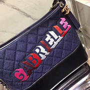 Chanel's Gabrielle Large Hobo Bag Navy Blue & Black A93824 VS05505 - 6