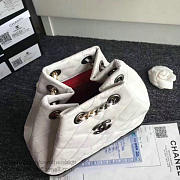 Chanel's Gabrielle Small Backpack White And Black A94485 23cm - 2