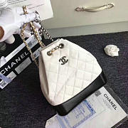 Chanel's Gabrielle Small Backpack White And Black A94485 23cm - 6