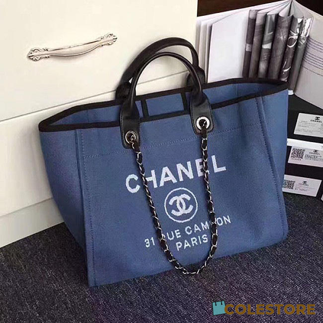 Chanel  Shopping Bag Blue A68046 VS05826 - 1