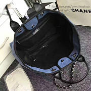 Chanel  Shopping Bag Blue A68046 VS05826 - 4