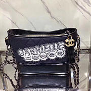 Chanel's GabrielleSmall Hobo Bag Blue & Black A91810 VS04980 - 1