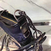 Chanel's GabrielleSmall Hobo Bag Blue & Black A91810 VS04980 - 5