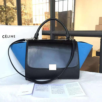 Celine Trapeze Leather Handbag Z940