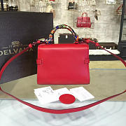 CohotBag delvaux calfskin mini tempete satchel red 1460 - 5