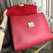 Dioraddict Calfskin Handbag Rouge in Red 30cmx23cmx12cm - 5