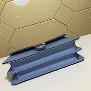 gucci gg flap shoulder bag on chain light blue CohotBag 510303 - 6