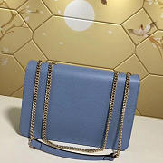 gucci gg flap shoulder bag on chain light blue CohotBag 510303 - 5