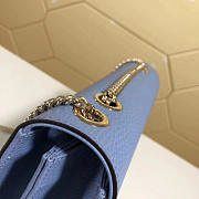 gucci gg flap shoulder bag on chain light blue CohotBag 510303 - 3
