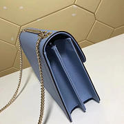 gucci gg flap shoulder bag on chain light blue CohotBag 510303 - 2