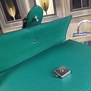 gucci dionysus medium top handle bag rose green leather CohotBag  - 4