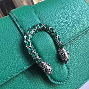 gucci dionysus medium top handle bag rose green leather CohotBag  - 6