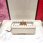 gucci gg leather padlock studded CohotBag 2381 - 5