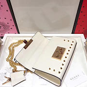 gucci gg leather padlock studded CohotBag 2381 - 3