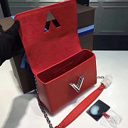 Louis Vuitton Twist MM In Red - 3