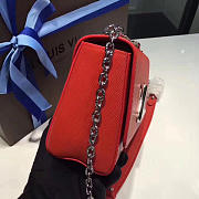 Louis Vuitton Twist MM In Red - 4