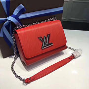 Louis Vuitton Twist MM In Red - 5
