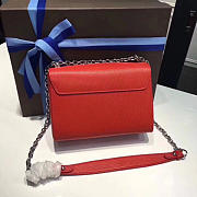 Louis Vuitton Twist MM In Red - 6