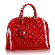 Louis Vuitton Alma Pm Monogram Vernis Red M90169 - 1