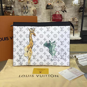  louis vuitton pochette CohotBag volga monogram upside down canvas giraffe 3605