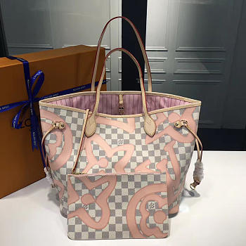  louis vuitton neverfull CohotBag  mm rose ballerine 3702
