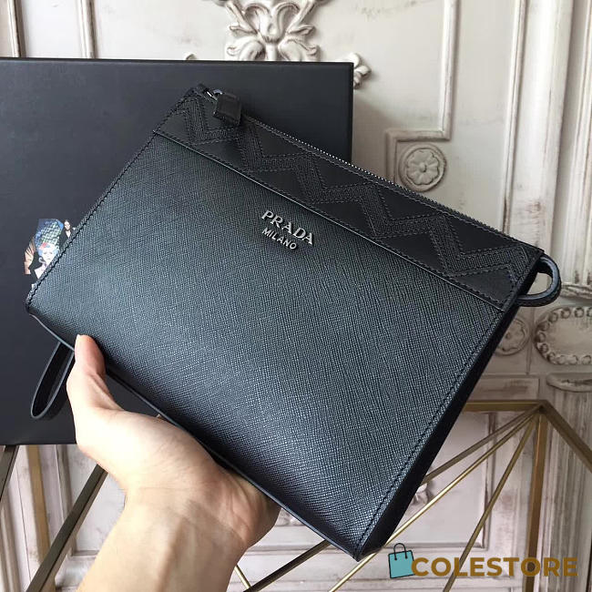Prada Leather Clutch Bag 4291 - 1