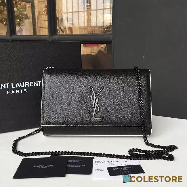 YSL Monogram Kate Star Grain De Poudre Embossed Leather 4744 - 1