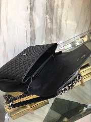 YSL Envelope Large Bag Black 4812 - 3
