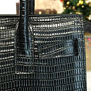 YSL Sac De Jour Nano Crocodile Embossed Shiny Leather 4922 - 6