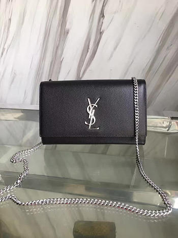 YSL Monogram Kate Grain De Poudre Embossed Leather 4994