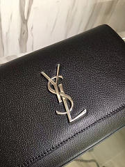 YSL Monogram Kate Grain De Poudre Embossed Leather 4994 - 4