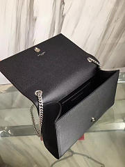 YSL Monogram Kate Grain De Poudre Embossed Leather 4994 - 3