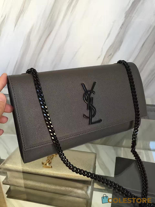 YSL Monogram Kate In Grain De Poudre Embossed Leather 5013 - 1