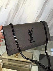YSL Monogram Kate In Grain De Poudre Embossed Leather 5013 - 1