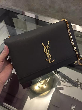 YSL Monogram Kate In Grain De Poudre Embossed Leather 5027