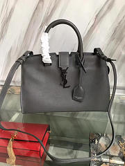 YSL Small In Smooth Leather Cabas - 6