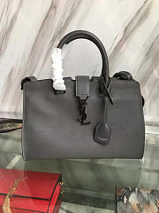 YSL Small In Smooth Leather Cabas - 5