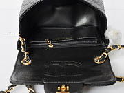 Chanel Caviar Leather Flap Bag With Gold Hardware Black  - 3