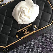 Chanel Lambskin & Calfskin Flap Bag Black A91836 VS07673 - 3