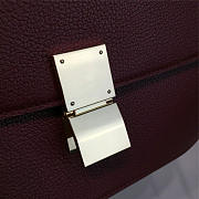 Colestore Celine Leather Classic Box Rouge z1143 23.5cm x 6.5cmx 19cm - 6