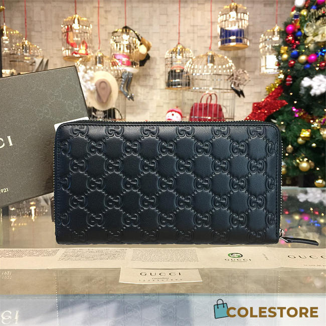 gucci gg leather wallet CohotBag  - 1