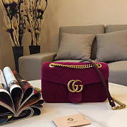 Gucci GG Marmont Velvet Mini Bag 2424 - 2