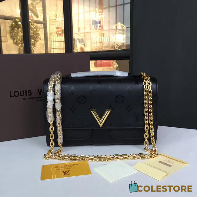 CohotBag louis vuitton very chain  black 3041 - 1