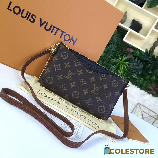CohotBag louis vuitton pallas  cluth noir  - 1