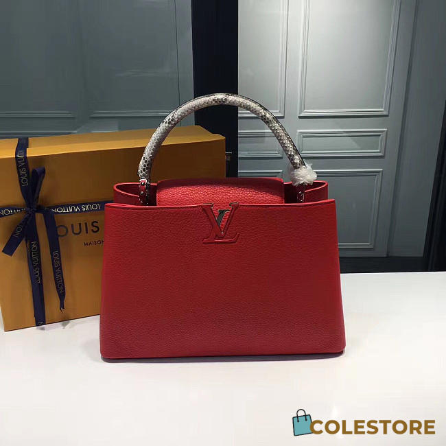 Louis Vuitton Capucines MM Rubis 3680 - 1