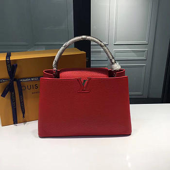 Louis Vuitton Capucines MM Rubis 3680